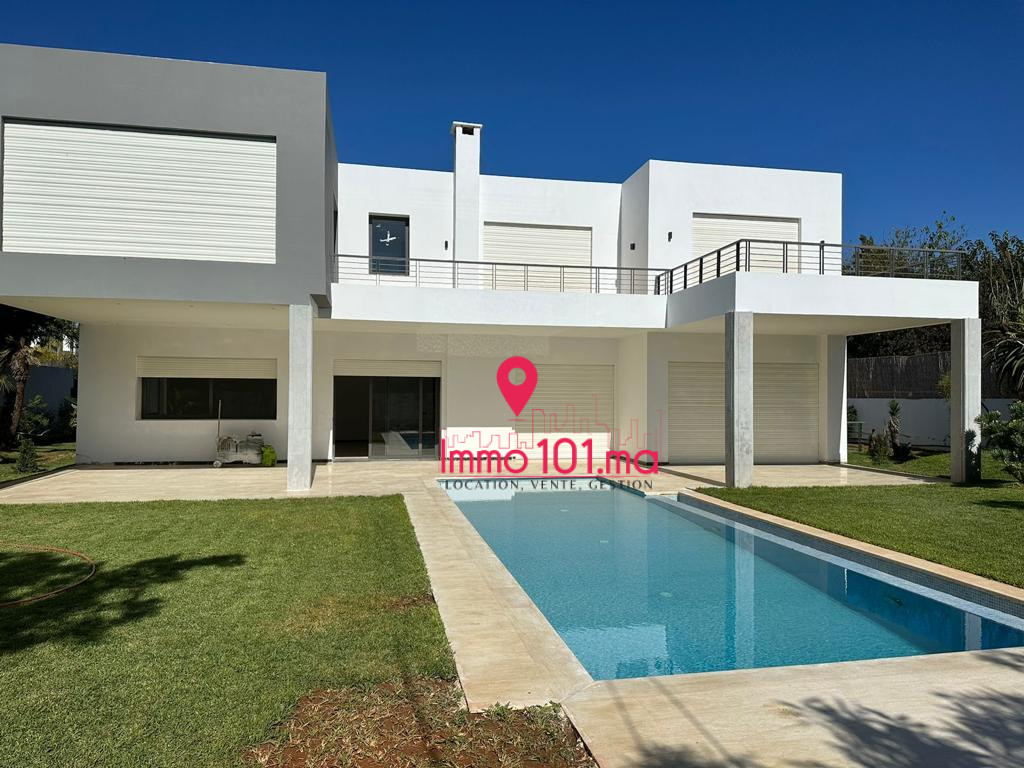 Location villa neuve à l’Orangeraie – Souissi ZLLVV2391